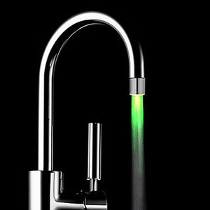 Home Fashion LED Faucet Shower Light Romantic 7 Color Change LED Light Shower Head Water Bath Home Bathroom Glow Night Lights